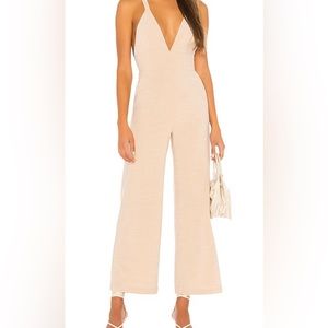 Privacy Please - Shiloh Jumpsuit in Sandy Beige. US Size Medium